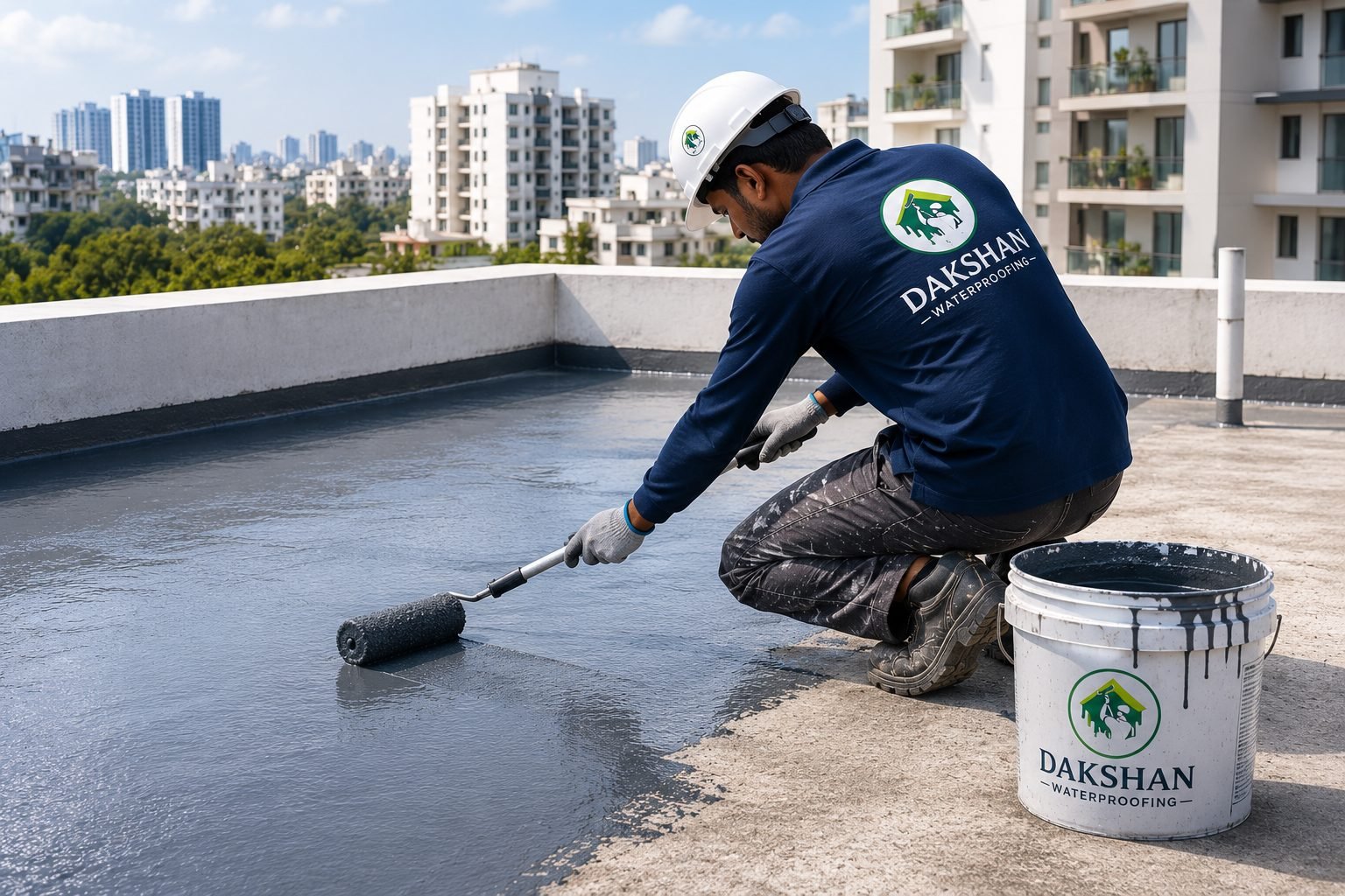 New Construction Waterproofing &mdash; illustrative reference image