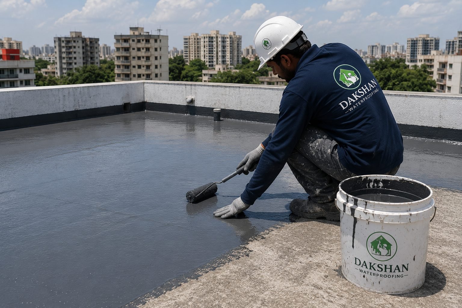 Terrace & Roof Waterproofing &mdash; illustrative reference image